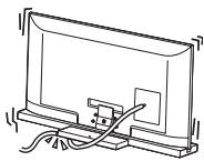 SONY SU-52HX1 - Do not allow the AC power cord or the connecting cable to be pinched. - 1