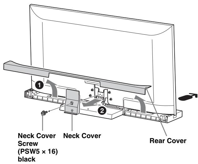 SONY SU-52HX1 - Detach the Rear Cover and Neck Cover. - 1