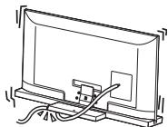 SONY SU-52HX1 - Zorg ervoor dat het netsnoer en de verbindingskabel nichtbeklemd raken. - 1