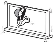 SONY SU-52HX1 - No se apuye en el televisor ni se Craigue de el cuando este instalado en el soporte para TV. - 1