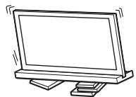 SONY SU-52HX1 - Installer de tv-standard op een stevige en vlakke ondergrond. - 1