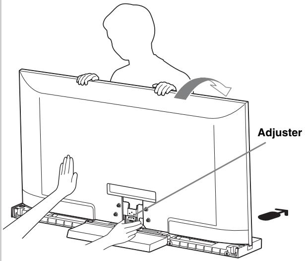 SONY SU-52HX1 - Adjust the angle. - 1