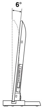 SONY SU-52HX1 - Anpassenden Betrachtungswinkels des Fernsehgeräts - 2