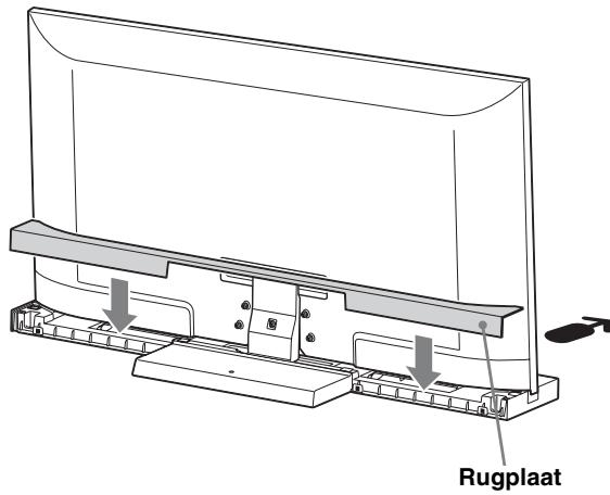 SONY SU-52HX1 - Bevestig de rugplaat aan detv-standard. - 1