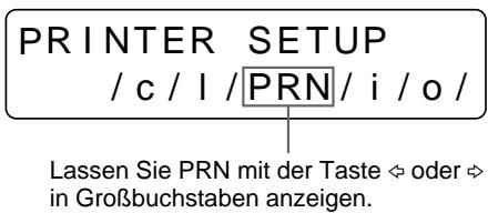 SONY UP-50 - So wählen Sie die Einstellung über das Menü aus - 3