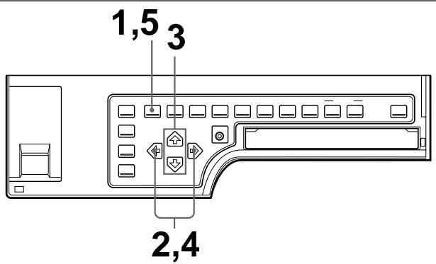 SONY UP-50 - So wählen Sie die Einstellung über das Menü aus - 1