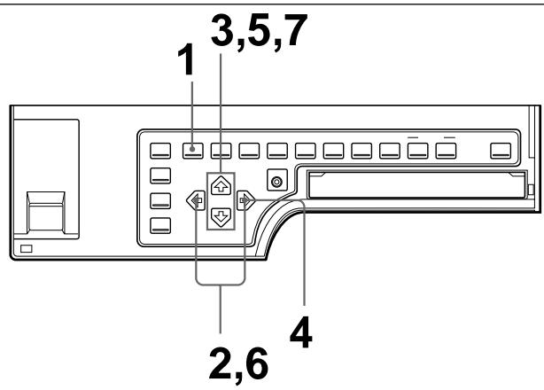 SONY UP-50 - Setting the Function of the CLEAR Button - 1