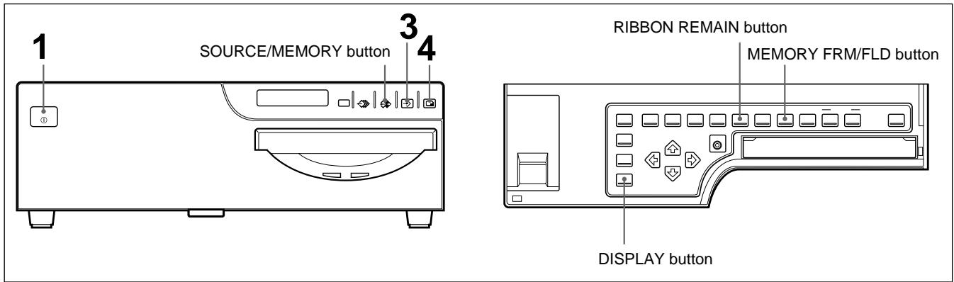 SONY UP-50 - Before making a full-size image printout - 1