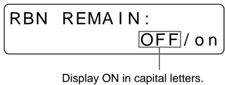 SONY UP-50 - Select ON. - 2