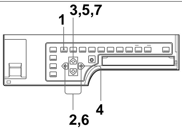 SONY UP-50 - Einstellen der Funktion der Taste CLEAR - 1