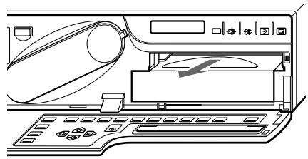 SONY UP-50 - Nehmen Sie das Papierfach heraus. - 1