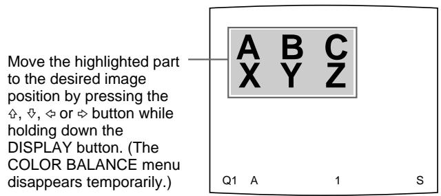 SONY UP-50 - To reset the values to defaults (50/50/05) - 1