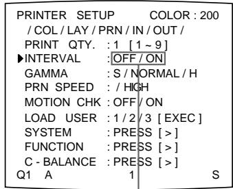 SONY UP-50 - Select the desired method for capturing images by pressing the ⇔ or ⇒ button. - 1