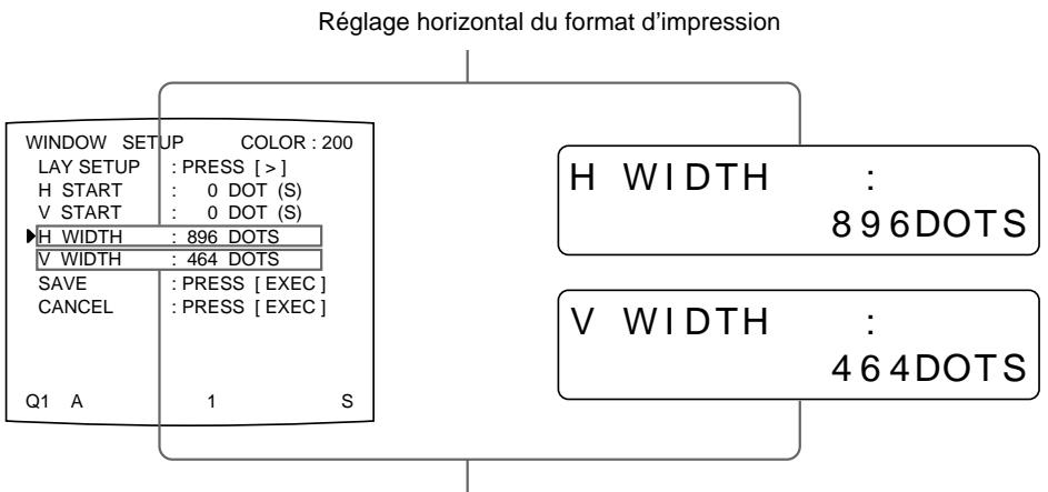 SONY UP-50 - Si un cadre noir est imprimé ou si l'image est partiellement coupée - 1