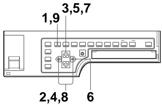 SONY UP-50 - Sélection du mode d'enregistrement des images - 1