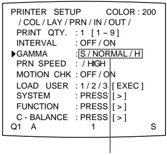 SONY UP-50 - Adjusting the tone of the printout - 6