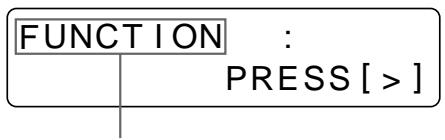 SONY UP-50 - Select FUNCTION by pressing the ↗ or ↓ button. - 2