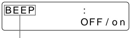 SONY UP-50 - Ein-/Ausschalten des Betriebs- und Fehlersignals - 3