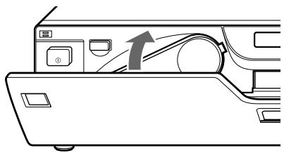 SONY UP-50 - Close the front panel. - 1