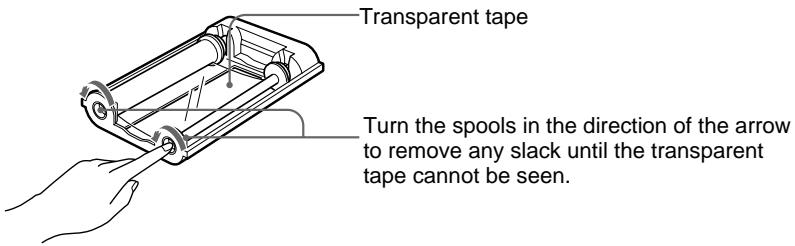 SONY UP-50 - If your ink ribbon should tear - 1