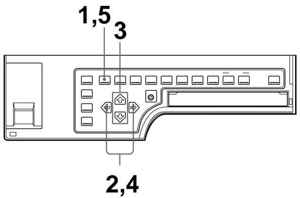SONY UP-50 - So wählen Sie den Speichermodus über das Menü aus - 1