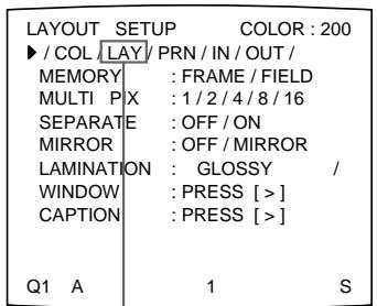SONY UP-50 - To select the memory mode using the menu - 2