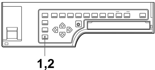 SONY UP-50 - Suppression de l'affichage sur le moniteur vidéo - 1