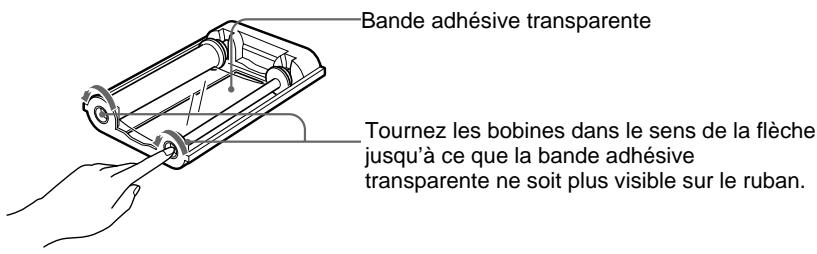 SONY UP-50 - Si le ruban encreur se déchire - 1