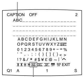 SONY UP-50 - To add characters midway - 1
