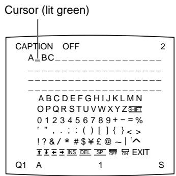 SONY UP-50 - To add characters midway - 3