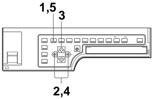 SONY UP-50 - So wählen Sie den Ausdrucktyp für die zu speichernden verkleinerten Bilder über das Menü aus - 1