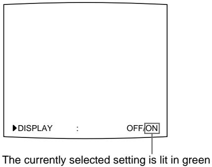 SONY UP-50 - Press the DISPLAY button. - 1