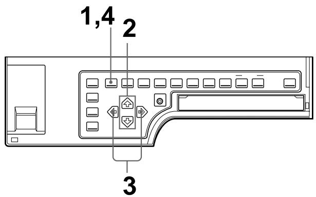 SONY UP-50 - Auswählen des Beschichtungstyps - 1