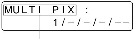 SONY UP-50 - Select the type of reduced images to be captured in memory by pressing the MULTI PICTURE button. - 5
