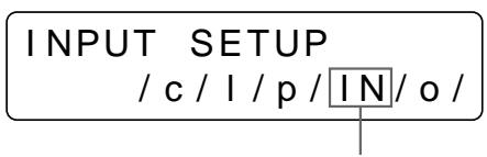SONY UP-50 - Press the INPUT SETUP button in the sub panel. - 2