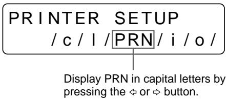 SONY UP-50 - To select the setting using the menu - 3