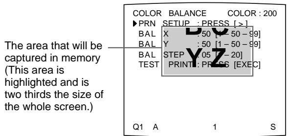 SONY UP-50 - Press the button. - 1