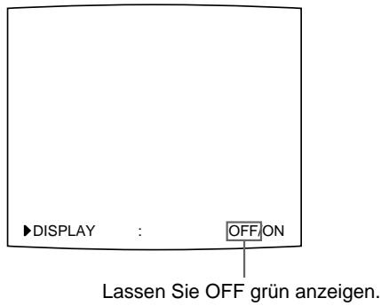 SONY UP-50 - Wählen Sie OFF. - 1