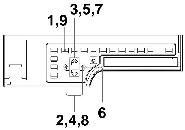 SONY UP-50 - Festlegen, wie die Bilder in den Speicher gestellt werden - 1