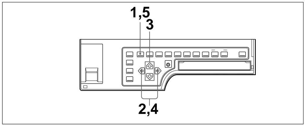 SONY UP-50 - Définition du nombre de tirages dans le menu - 1