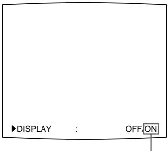 SONY UP-50 - Drücken Sie die Taste DISPLAY. - 1