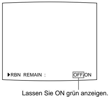 SONY UP-50 - Wählen Sie ON aus. - 1