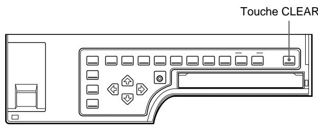 SONY UP-50 - Avant de supprimer les images de toutes les pages mémoire - 1