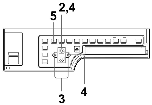 SONY UP-50 - Selecting Whether the Operation and Error Tones Sound - 1