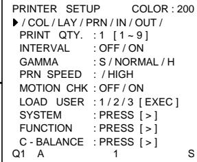 SONY UP-51MDP - Organigramme de l'écran de menu - 3