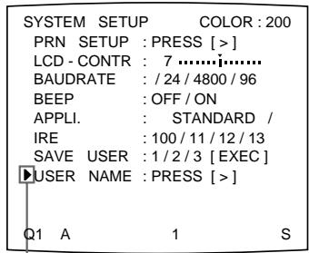 SONY UP-51MDP - Enregistrement d'un jeu d'utilisateur - 2