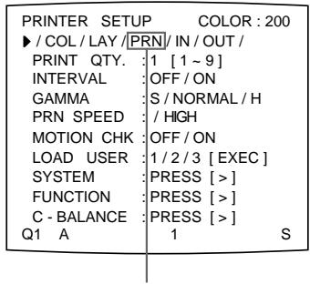 SONY UP-51MDP - Festlegen, wie die Bilder in den Speicher gestellt werden - 2