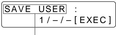 SONY UP-51MDP - Speichern von Benutzerdefinitionen - 7