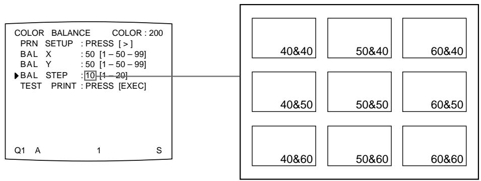 SONY UP-51MDP - Pour effectuer un réglage grossier - 1