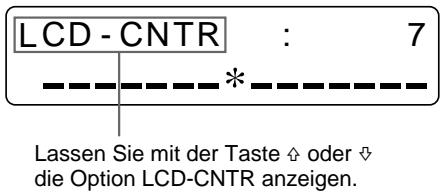 SONY UP-51MDP - Wahlen Sie mit der Taste oder die Option LCD-CNTR aus. - 2